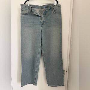COS Rider Men's Relaxed Straight Jeans in Light Blue